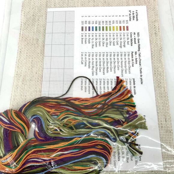 Vtg Designs for the Needle Natures Window Gone Fishing Counted Cross Stitch Kit - Picture 5 of 6